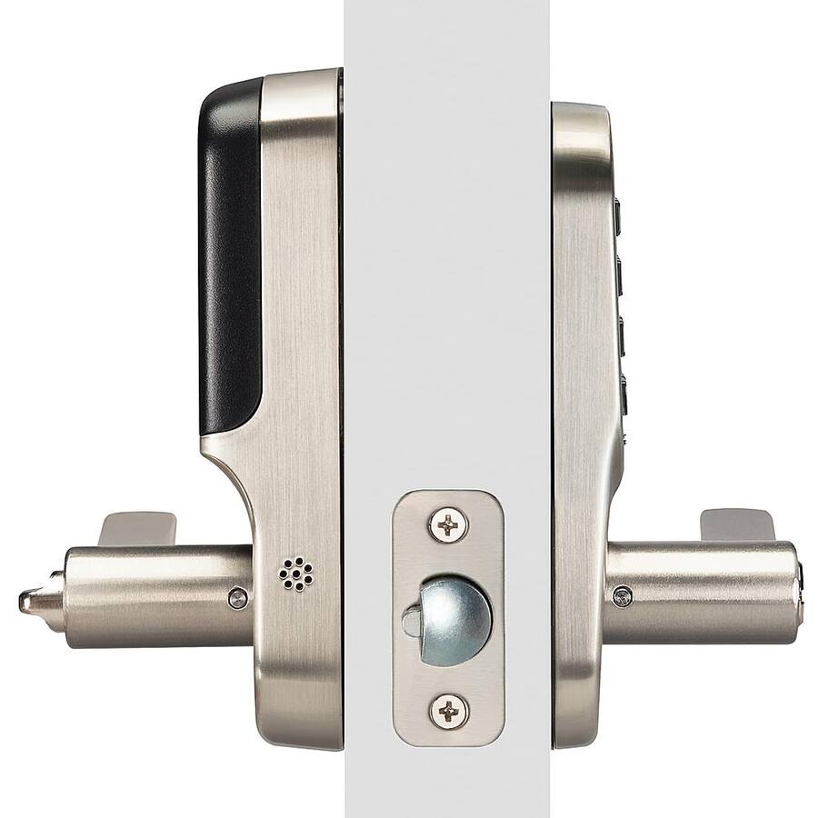 Yale - Assure Lock - Electronic Lever Lock with Keypad | Key Access - Satin Nickel