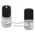 Yale - Assure Lock - Smart Lock Wi-Fi Lever with Touchscreen Keypad | Key Access - Satin Nickel