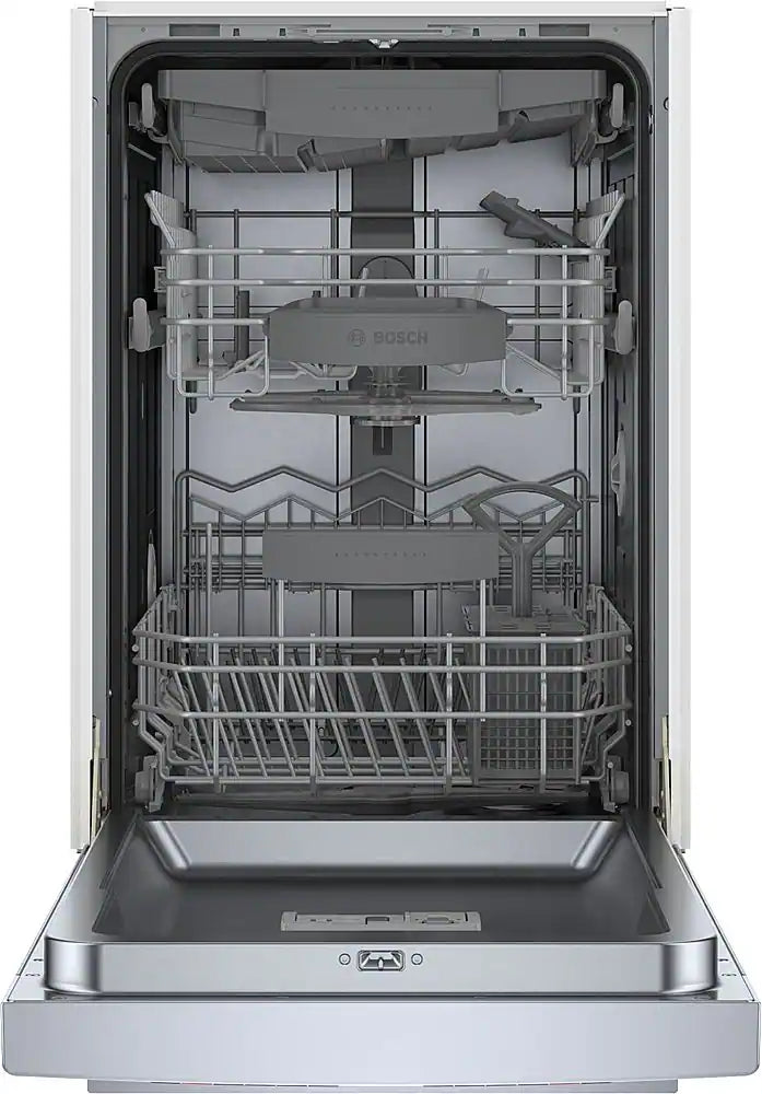 Bosch - 800 Series 18" ADA Front Control Smart Built-In Stainless Steel Tub Dishwasher with 3rd Rack, 44 dBA - Stainless Steel