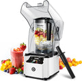 WantJoin Commercial Professional Blender With Shield Quiet Sound Enclosure 2200W Industries Strong