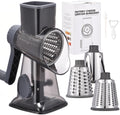 Rotary Cheese Grater with Handle Kitchen Shredder Slicer Grater Slicer