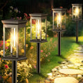 Solar Pathway Lights Outdoor Waterproof – 8 Pack Bright Solar Powered Garden Lights with Auto On/Off