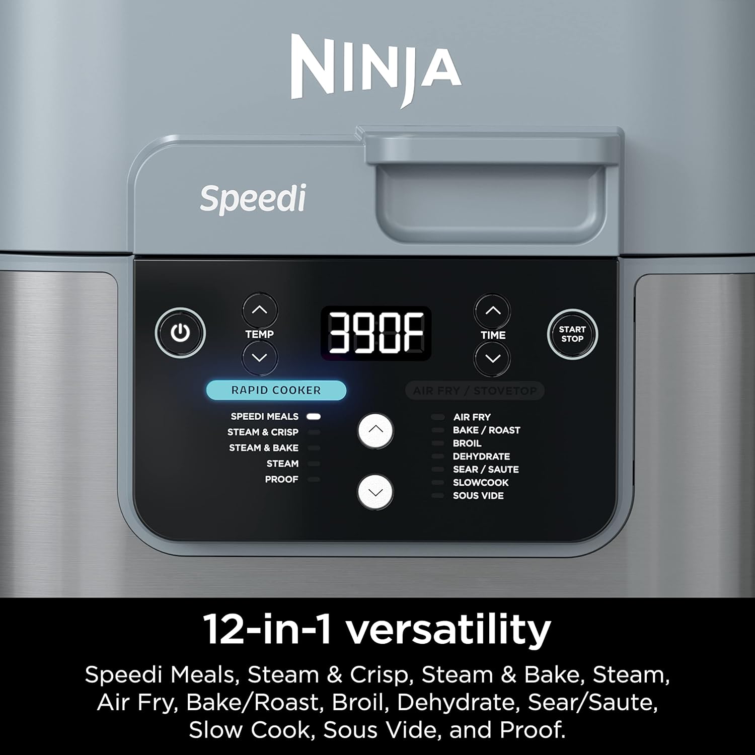 Ninja SF301 Speedi Rapid Cooker & Air Fryer, 6-Quart Capacity, 12-in-1