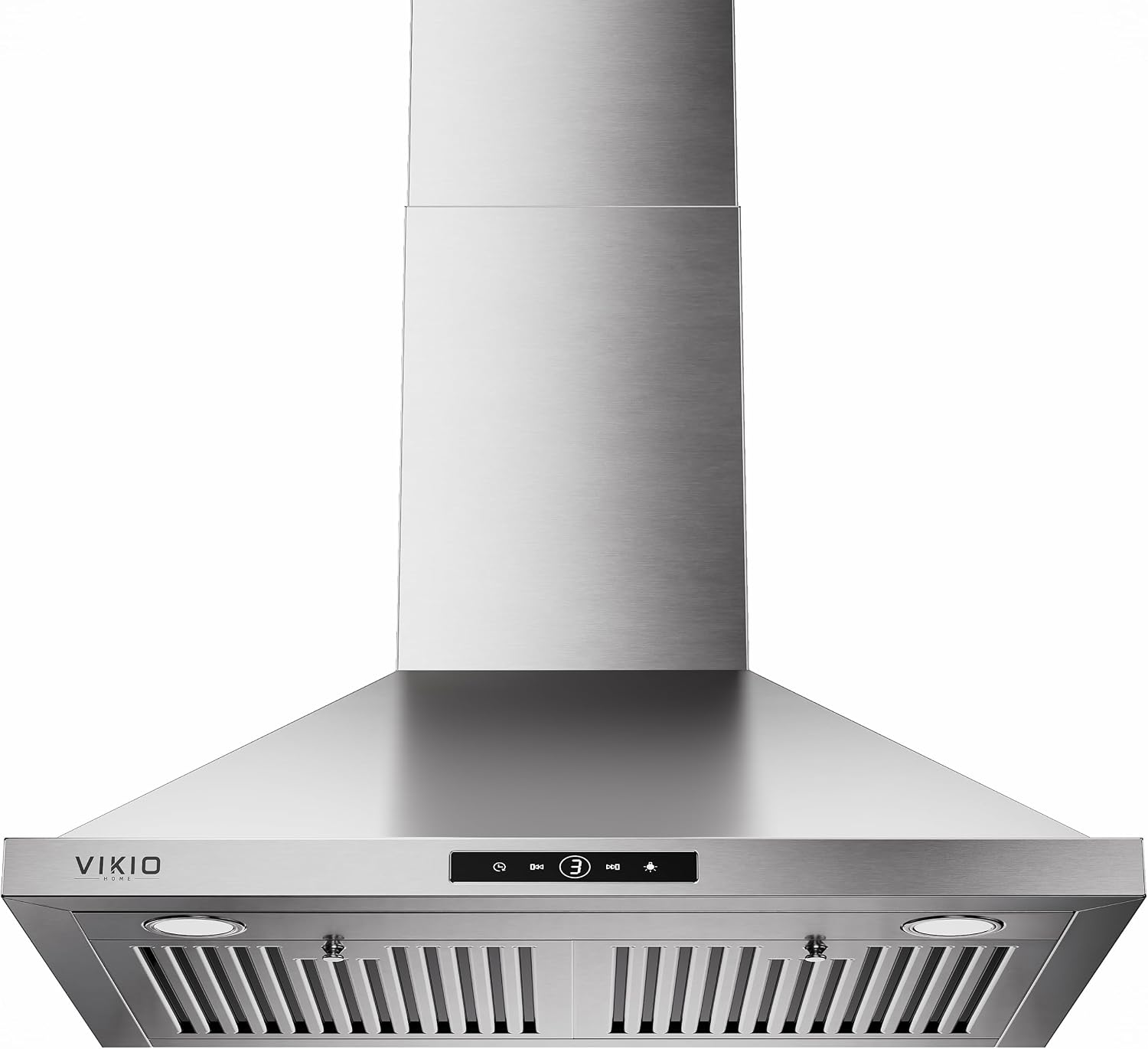 Wall Mount Range Hood 30 inch, 580 CFM, Ducted/Ductless Convertible, Stainless Steel