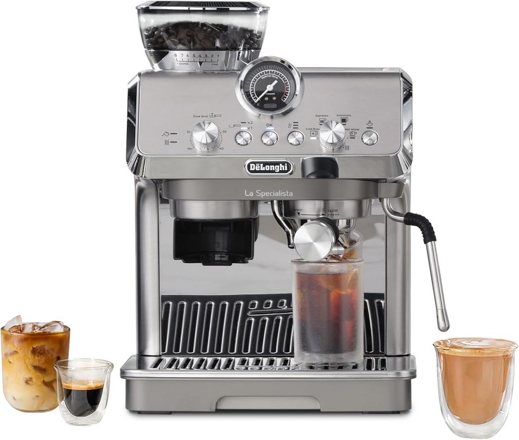 De'Longhi La Specialista Arte Evo Espresso Machine - Compact Cold Brew Coffee Maker