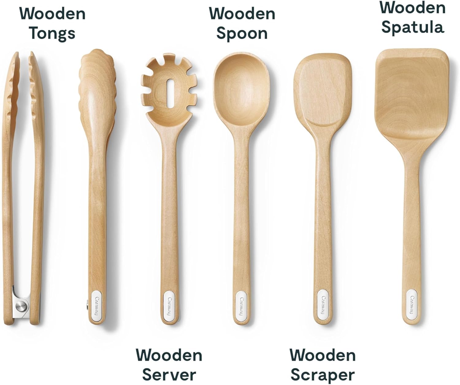 Caraway Wooden Utensil Set - 5 Piece