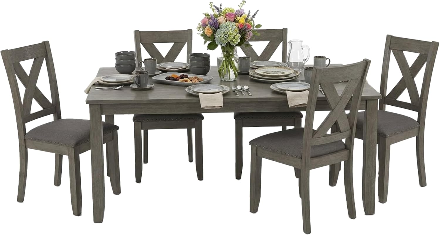 Signature Design by Ashley Caitbrook Rustic 7-Piece Dining Set –