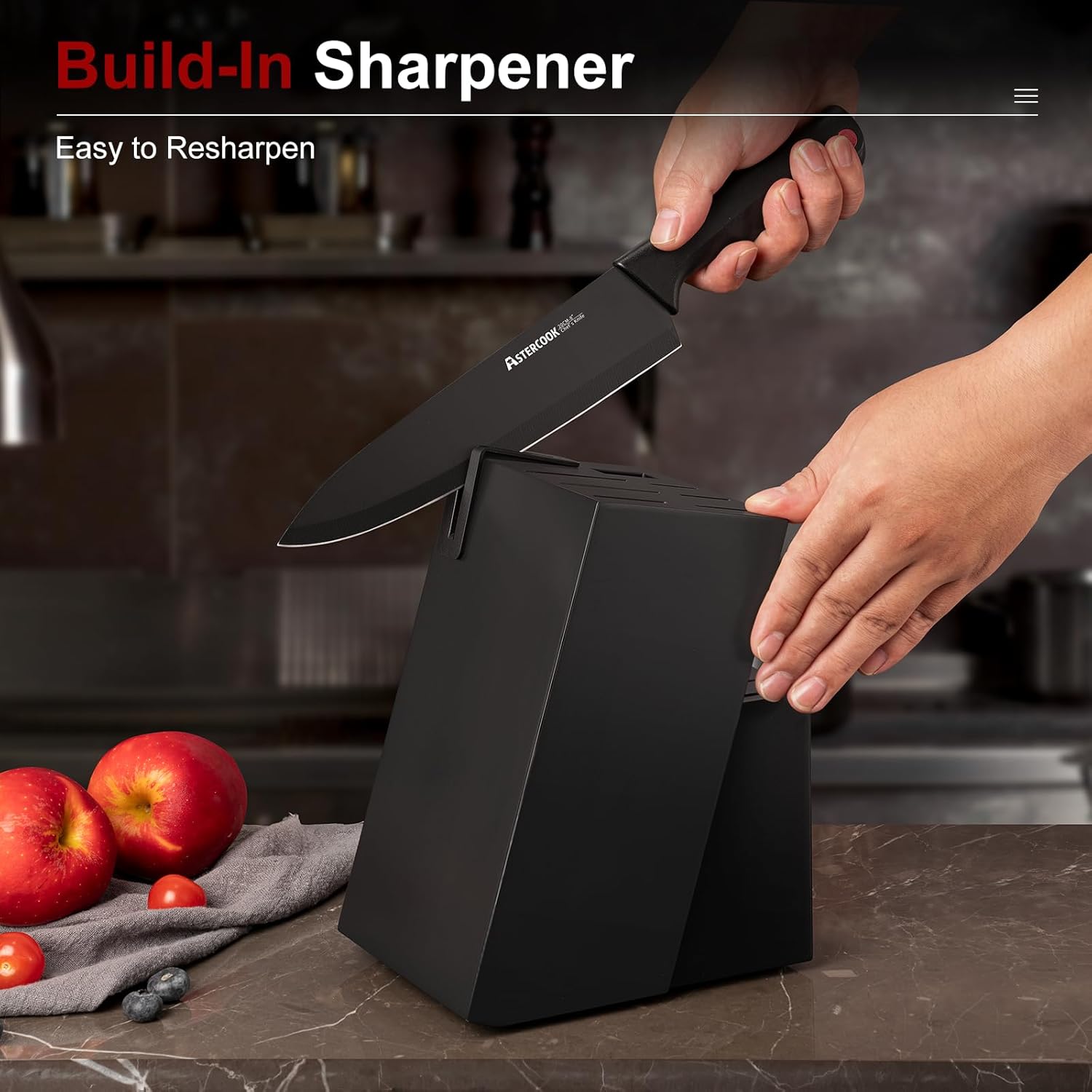 Knife Set, Astercook 15 Pieces Knife