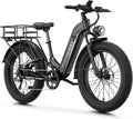 Aipas M1 Max Electric Bike, 1800W Peak Motor Ebike for Adults, 26"x 4" Fat Tire E-Bike