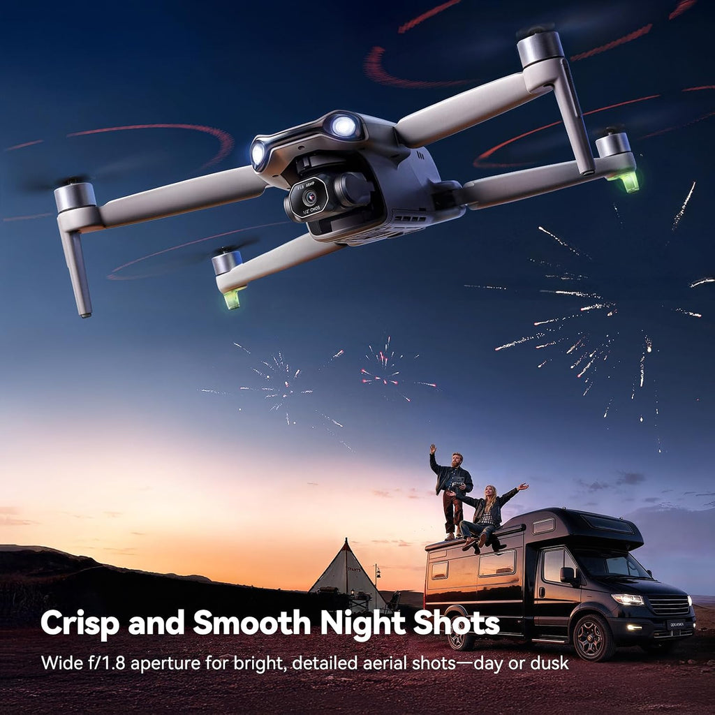 Ruko F11PRO 2 Plus Drones with Camera for Adults, 48MP 8K Photo, 3-Axis Gimbal Stabilizer, 74 Mins Flight Time