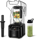 Commercial Blender, 2200W,80oz blender 15-speeds Control, K90 Black