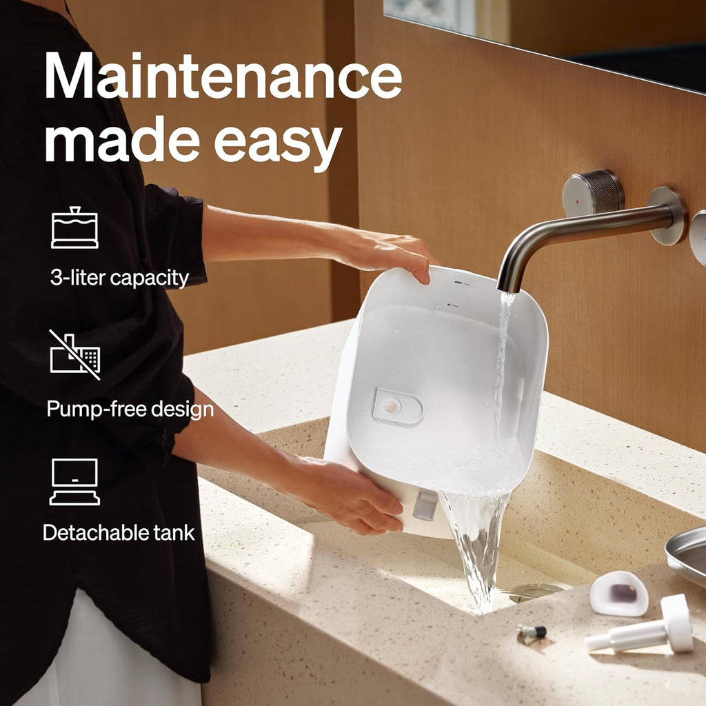 PETLIBRO Quiet Dog Water Fountain Stainless Steel Tray, Smart Pet Water Fountain for Dogs Inside with App Monitoring