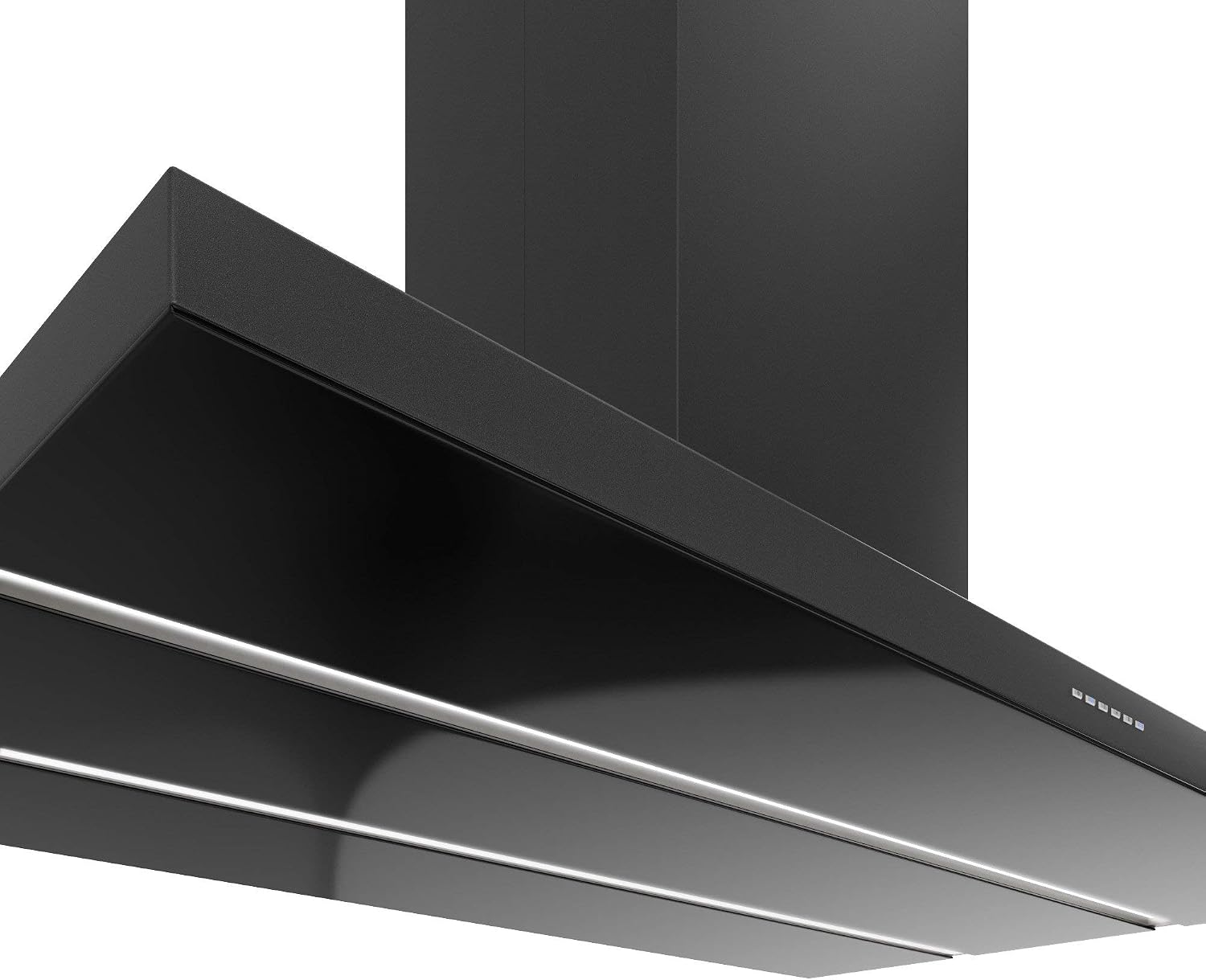 Futuro Futuro Range Hood 36" 940-CFM | Viale Black | Island-Mount Stainless Steel Vent Hood