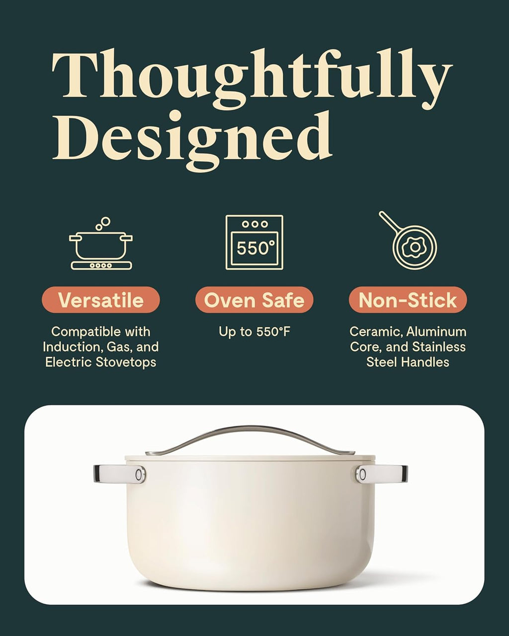 Caraway Dutch Oven Pot with Lid