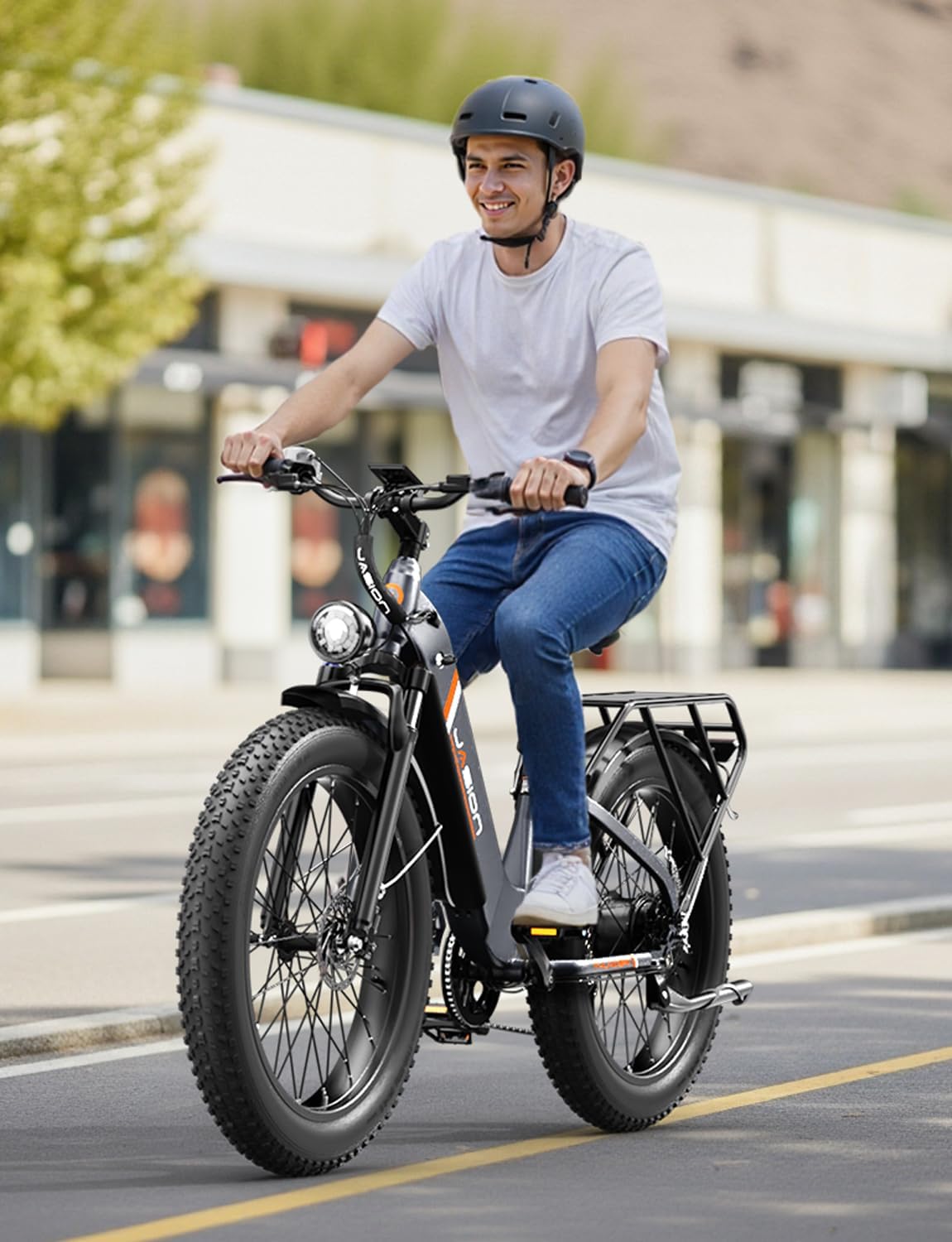 Jasion Thunder/PRO/ST Electric Bike,2000W/1800W Peak Ebikes for Adults,26''Fat Tire Best Ebike for Men
