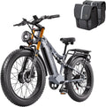 Peak 6000W Dual Motor Electric Bike for Adults 42MPH with 52V 20Ah，Up to 80 Miles, 26"x4" Fat Tire Full Suspension Ebike