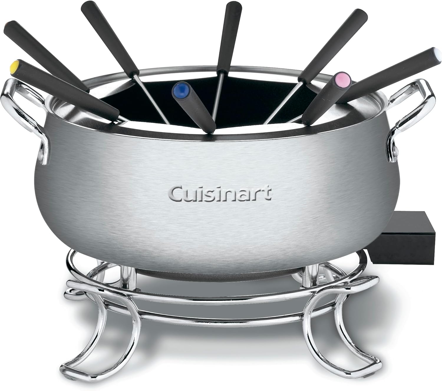Cuisinart Fondue Pot Set, 3-Quart Stainless Steel Electric