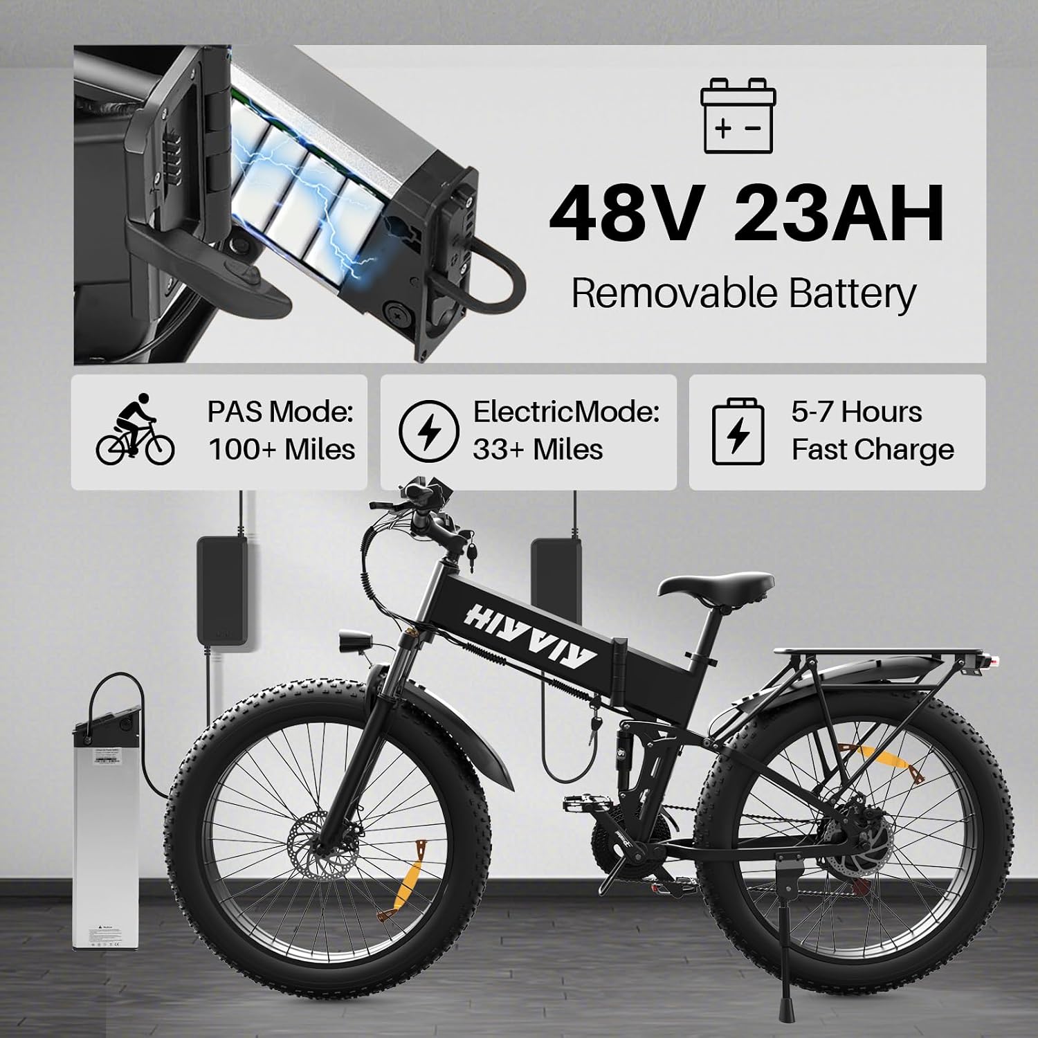 HW026/HW026 Pro Electric Bike for Adults, Foldable Electric Bike | PEAK 3000W/6000W