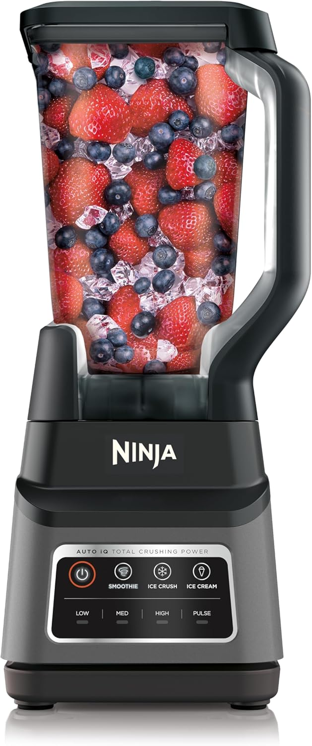 Ninja Professional Plus Blender, Auto-iQ, 1400W, 72oz Pitcher, BN701 | 1400 peak-watt motor