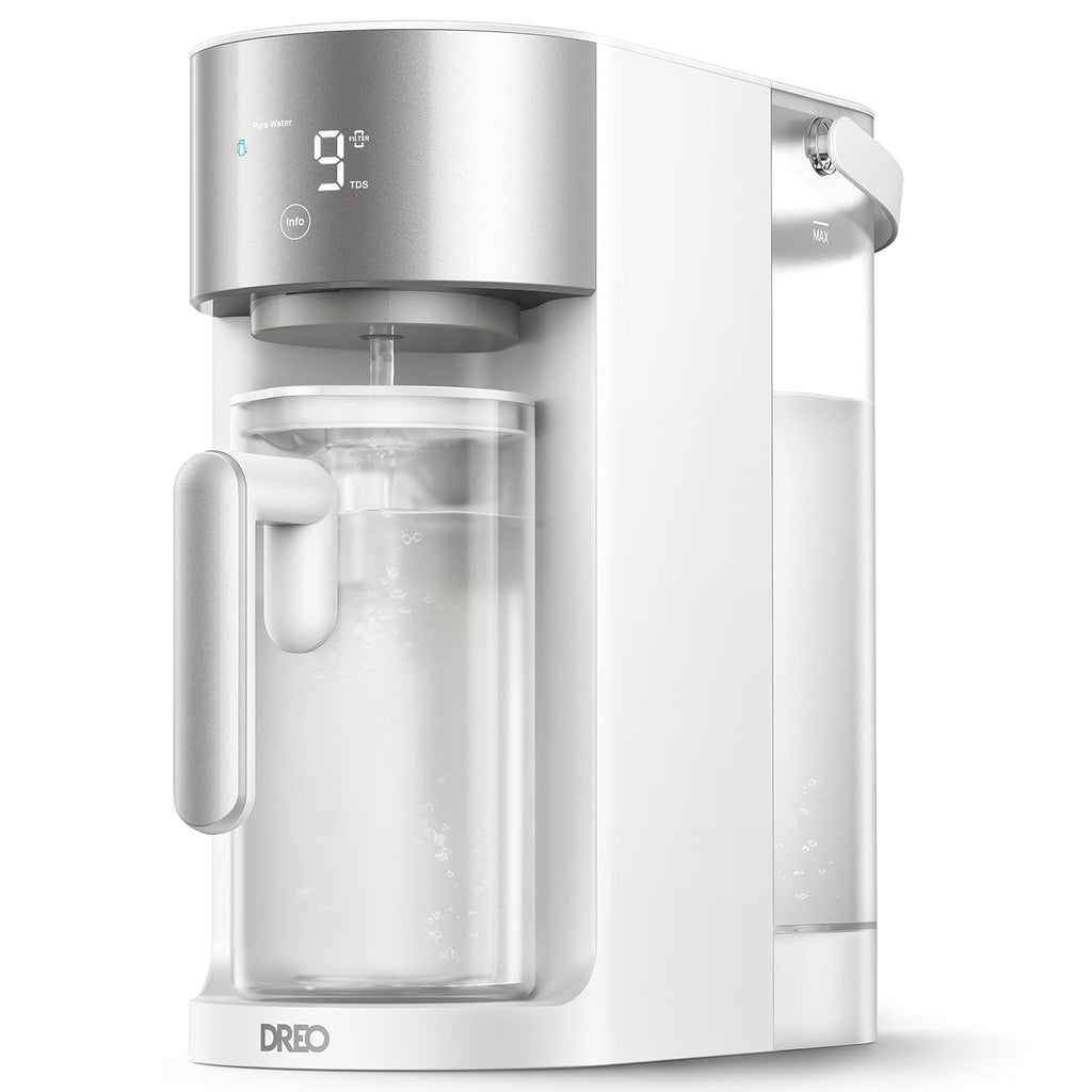 DREO Reverse Osmosis Water Filter Countertop, RO Filtration System, 3:1 Pure to Drain