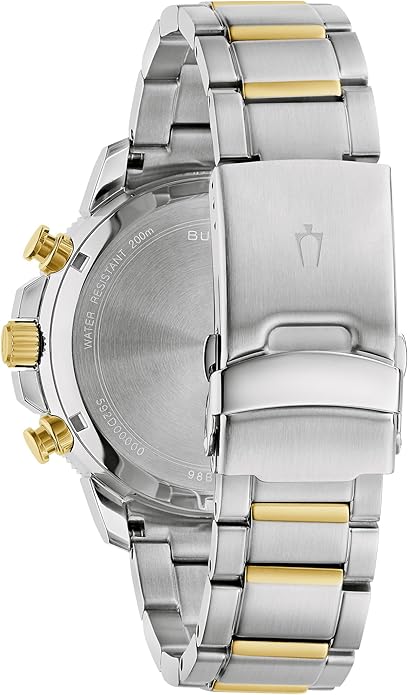 Bulova Men's Marine Star Series C Two-Tone Stainless Steel 6-Hand Chronograph Quartz Watch