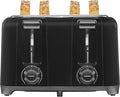 Proctor Silex 4 Slice Toaster with Extra Wide Slots for Bagels, Cool-Touch Walls