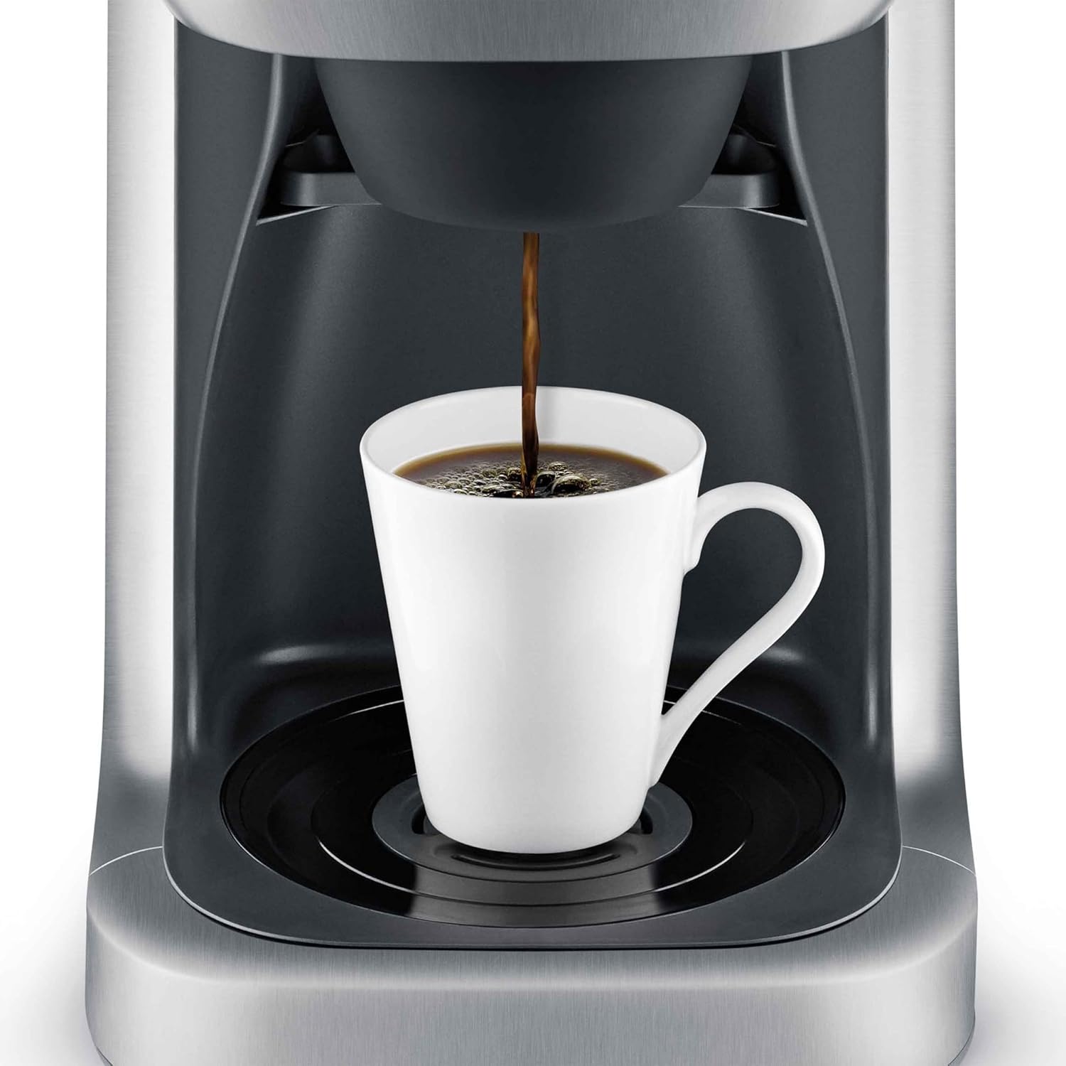 Breville BDC650BSS Grind Control Coffee Maker With Grinder, Brushed Stainless Steel