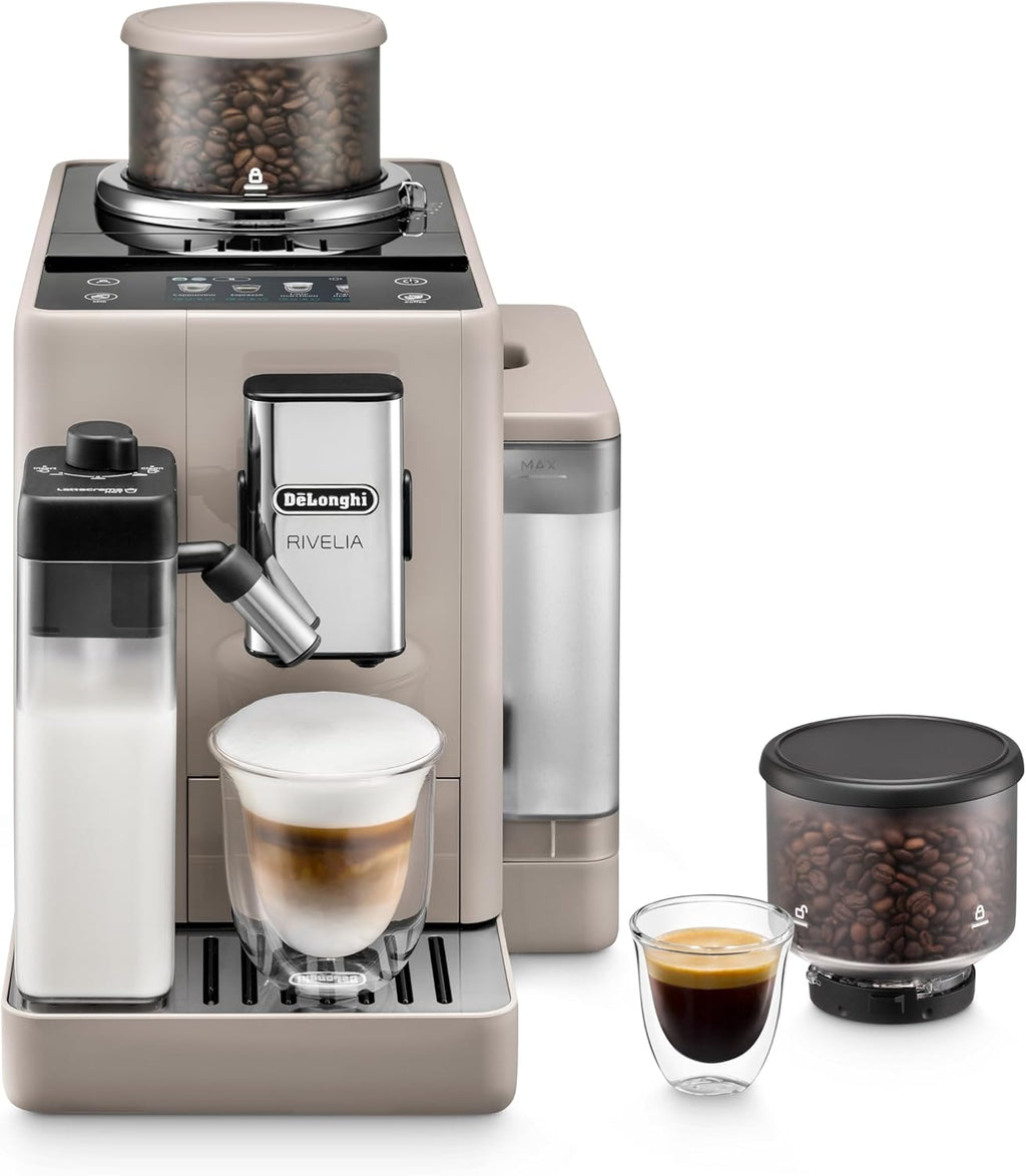 De'Longhi Rivelia Automatic Espresso Machine, Grinder & Frother