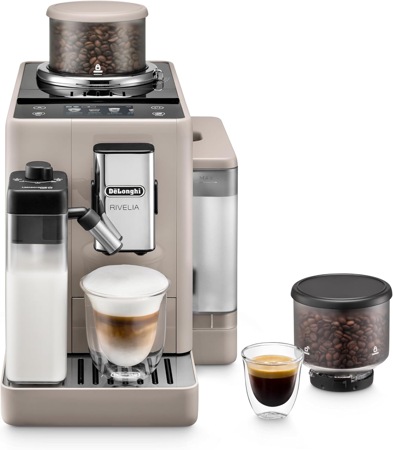 De'Longhi Rivelia Automatic Espresso Machine, Grinder & Frother
