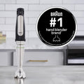 Braun MultiQuick 7 3-in-1 Immersion Blender with Food Processor – Powerful Handheld