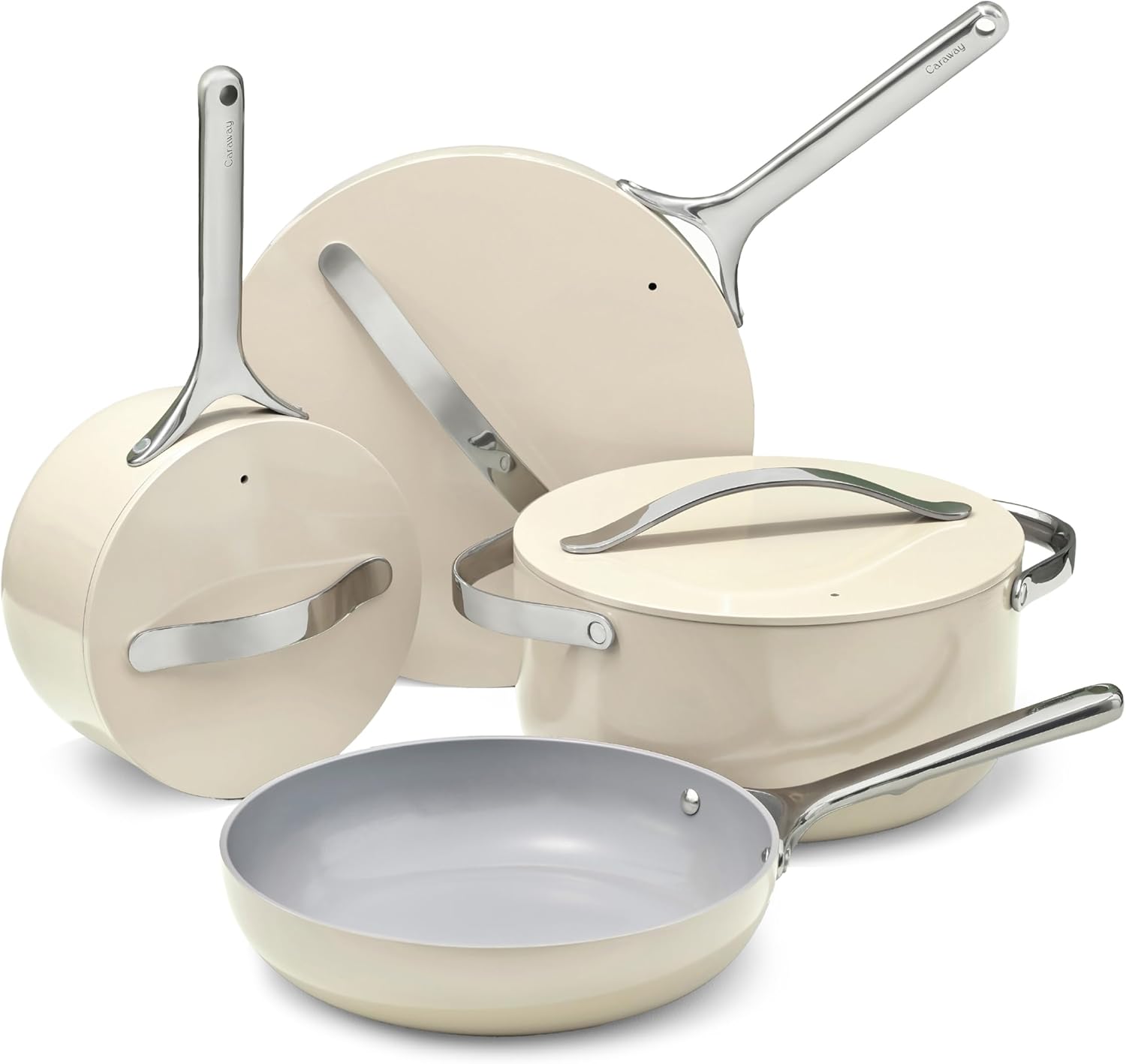 Caraway Non-stick Ceramic Cookware Set (12 Piece)