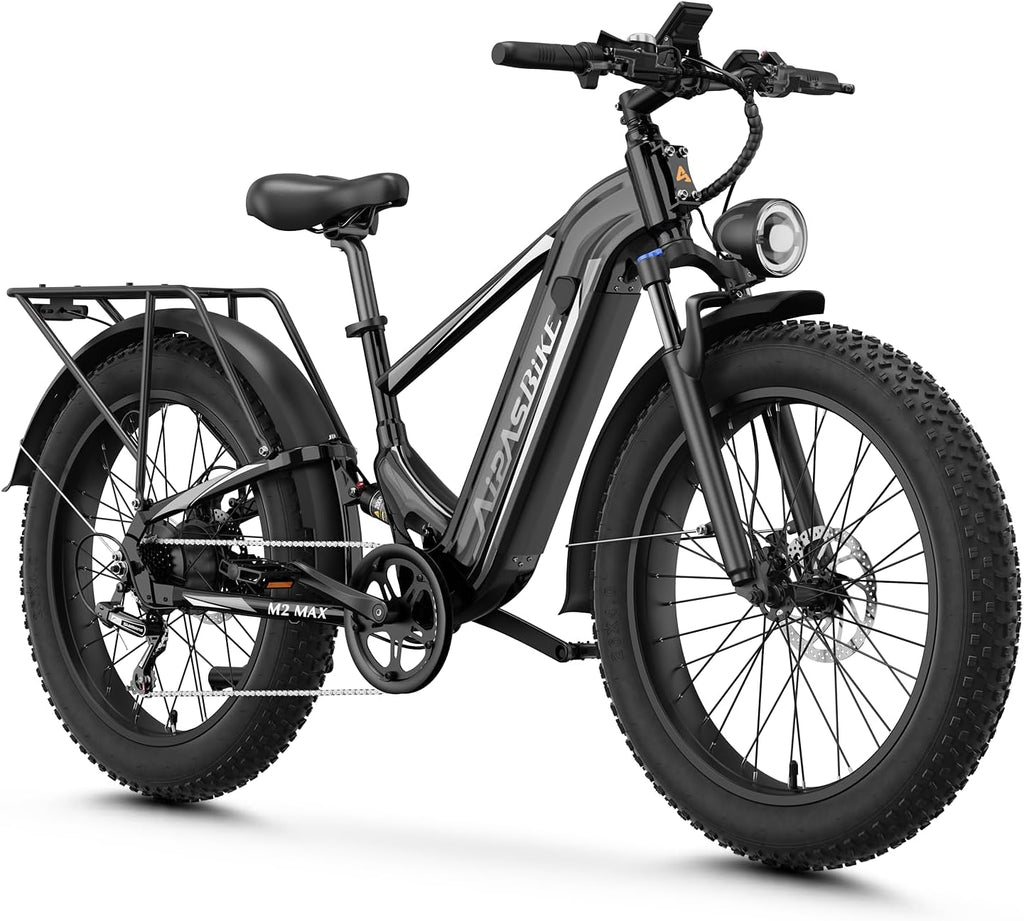 Aipas M2 Max Electric Bike for Adults, 1800W Peak Motor Electric Mountain Bike
