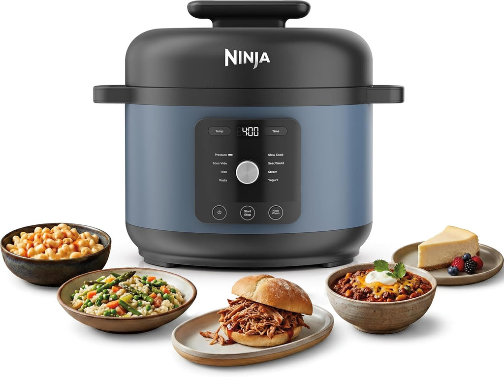 Ninja HyperHeat 9-in-1 Electric Pressure Cooker | 6.5 Qt Multi Cooker with Sear/Sauté