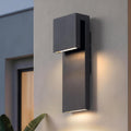 15'' Modern Outdoor Wall Sconce 1 Pack, Integrated LED Wall Mount IP54 Waterproof Outdoor Wall Lights