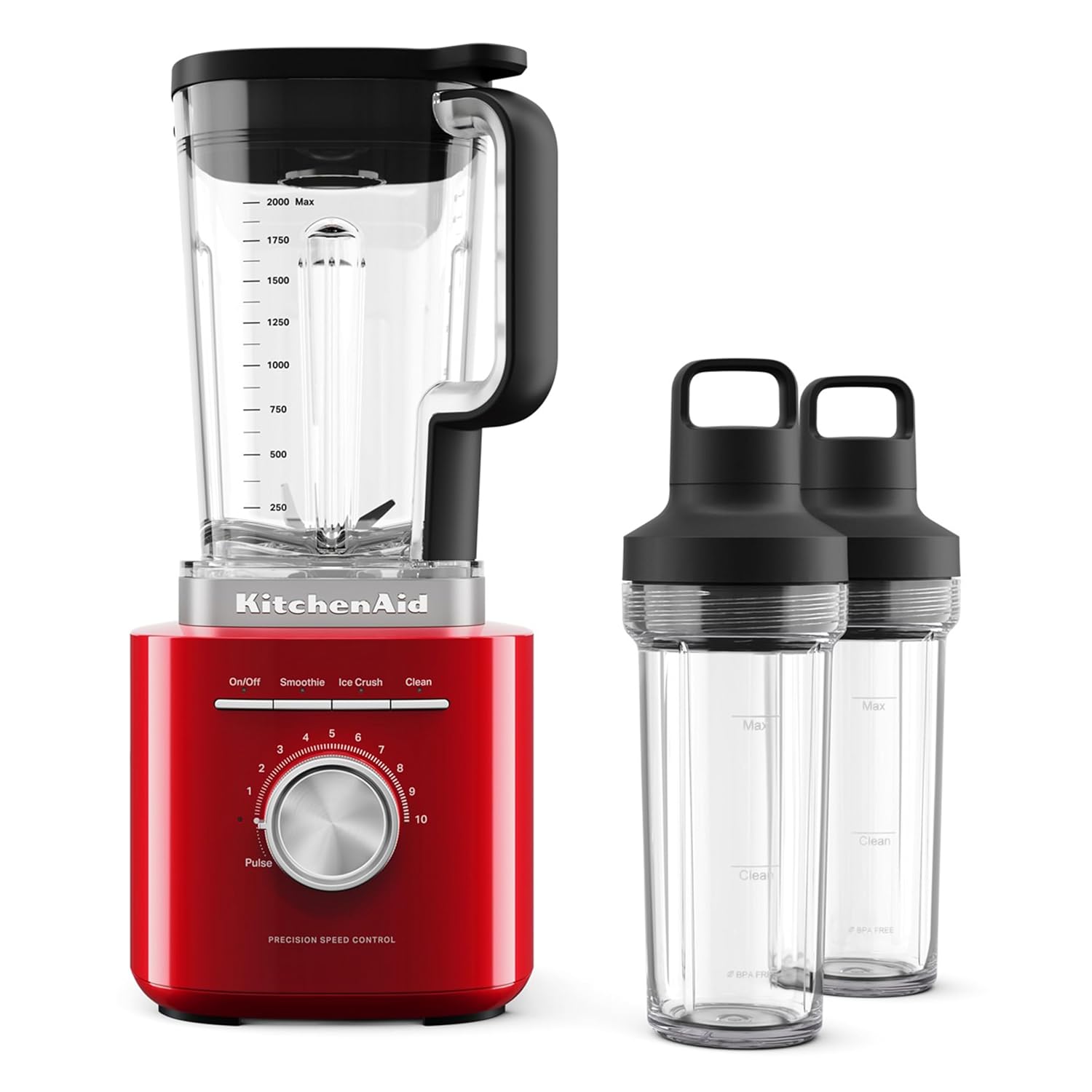 KitchenAid Pure Power Blender with 2 Blending Jars, 1700 Watt Peak Power* | 68 oz Blending Jar