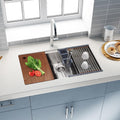 30 Inch Undermount Kitchen Sink Superior Drain Kitchen Sinks 11 Gauge (3mm) Stainless Steel
