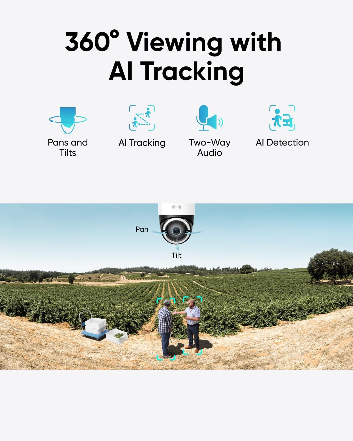 eufy Security 4G LTE Cam S330, 4K Cellular Solar Security Cameras Wireless Outdoor, Pan and Tilt
