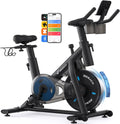Merach Exercise Bike, Magnetic Friction Stationary Bike with Brake Pad
