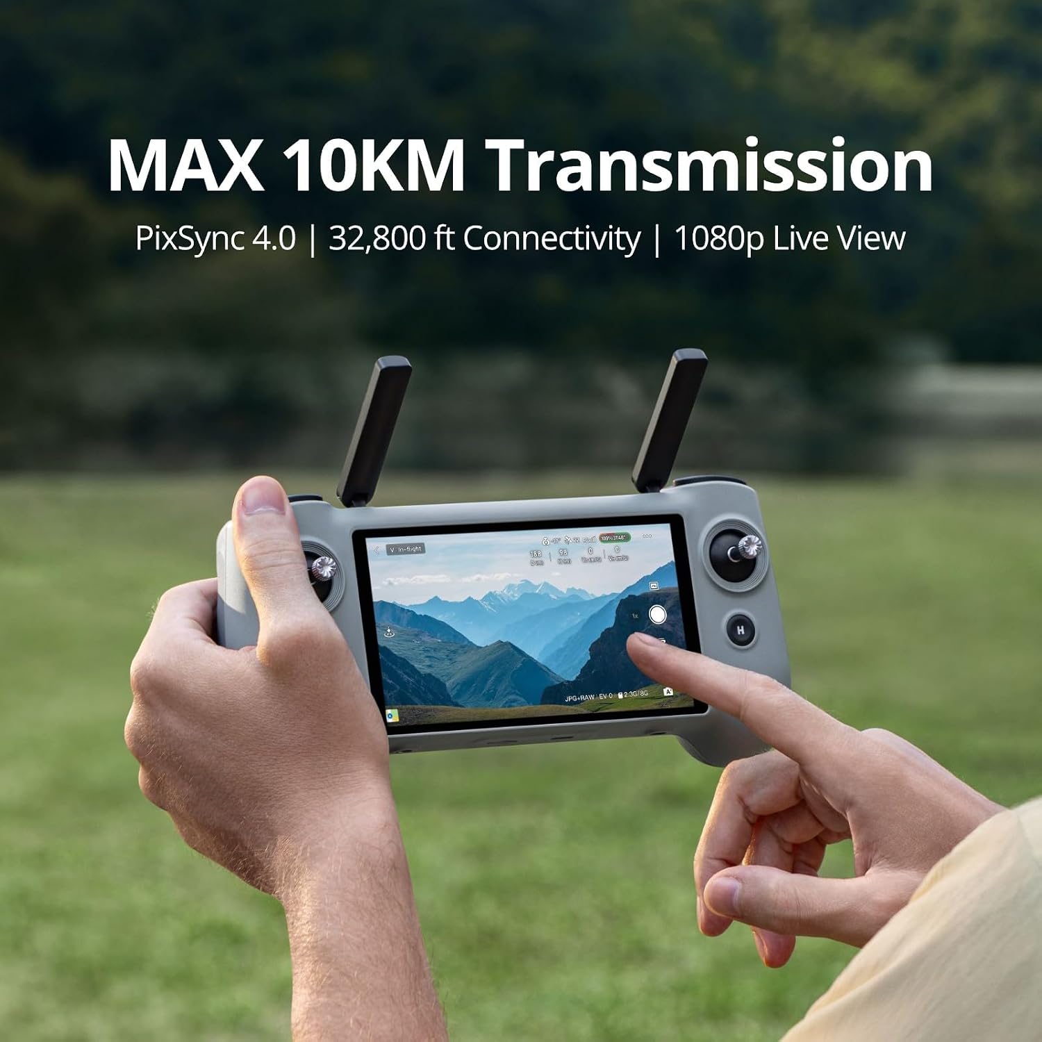 Potensic Atom 2 Fly More Combo with RC PTD 1, Drones with Camera for Adults 4K Video, 8K Photo