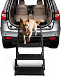 Dog Stairs for Car - Foldable Dog Ramps for Large Dogs with Non Slip Surface, Portable