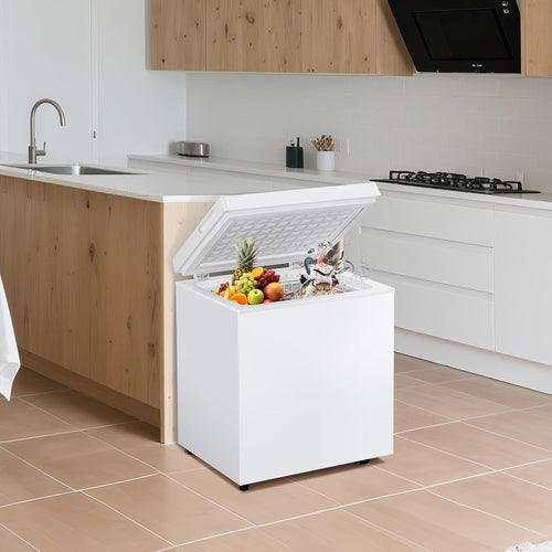 2.0 Cu.Ft Chest Freezer, Small Deep Freezer with 7 Adjustable Temperature Levels