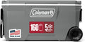 Coleman Classic Series Insulated Portable Rolling Cooler with Wheels, Leak-Resistant