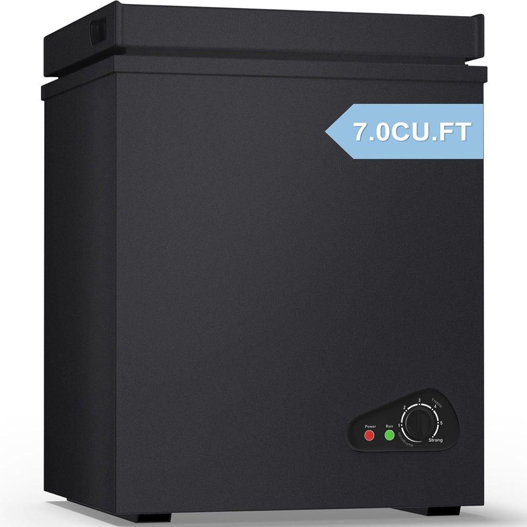 TABU 7.0 Cubic Feet Chest Freezer, Compact Deep Freezer