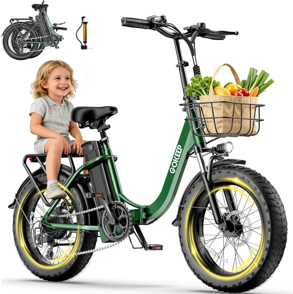 1800W Electric Bike for Adults, 86 Miles Long Range Foldable Ebike | 52V18.2AH Removable Battery
