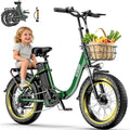 1800W Electric Bike for Adults, 86 Miles Long Range Foldable Ebike | 52V18.2AH Removable Battery