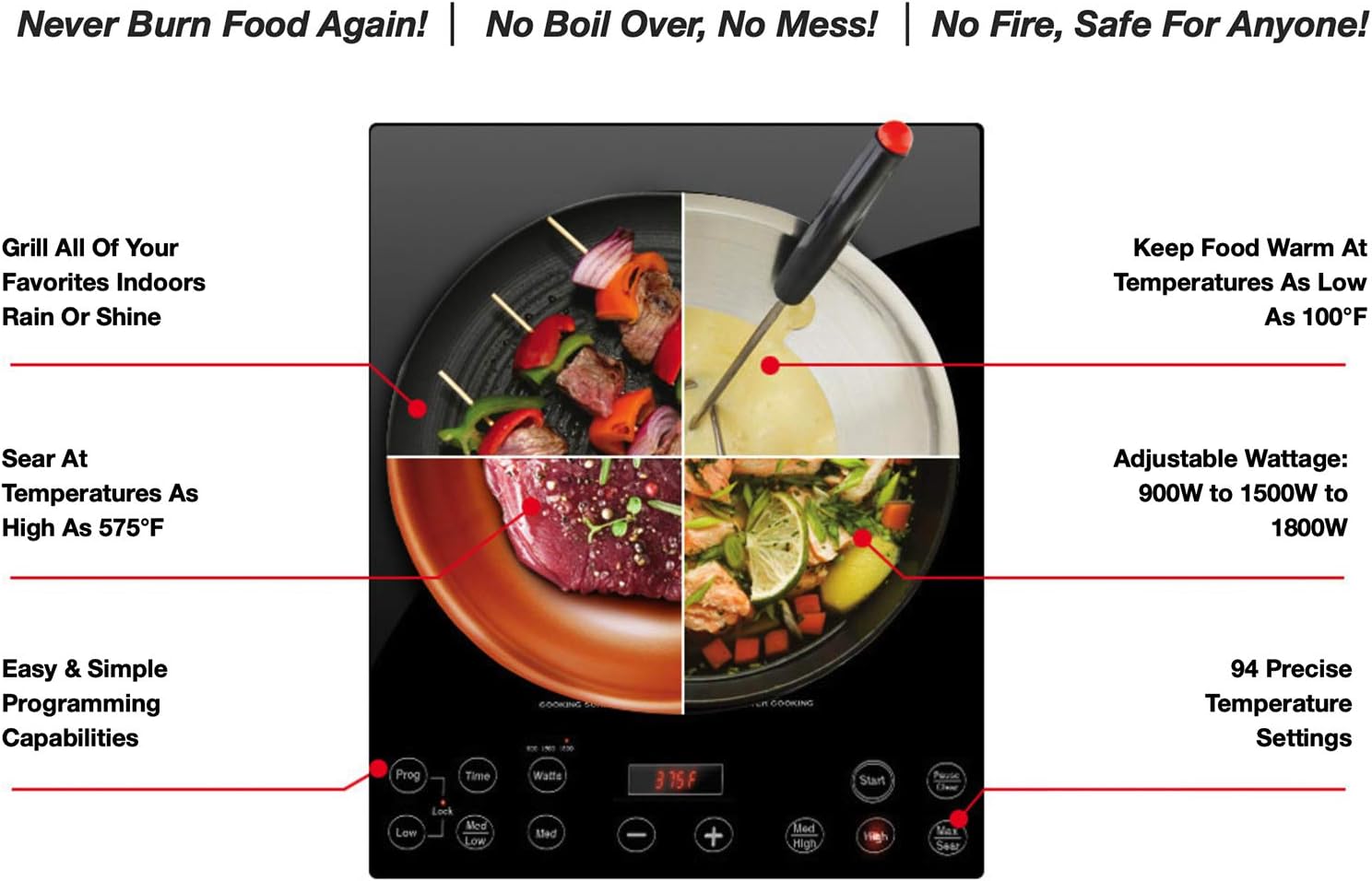 Nuwave Pro Chef Induction Cooktop, NSF-Certified