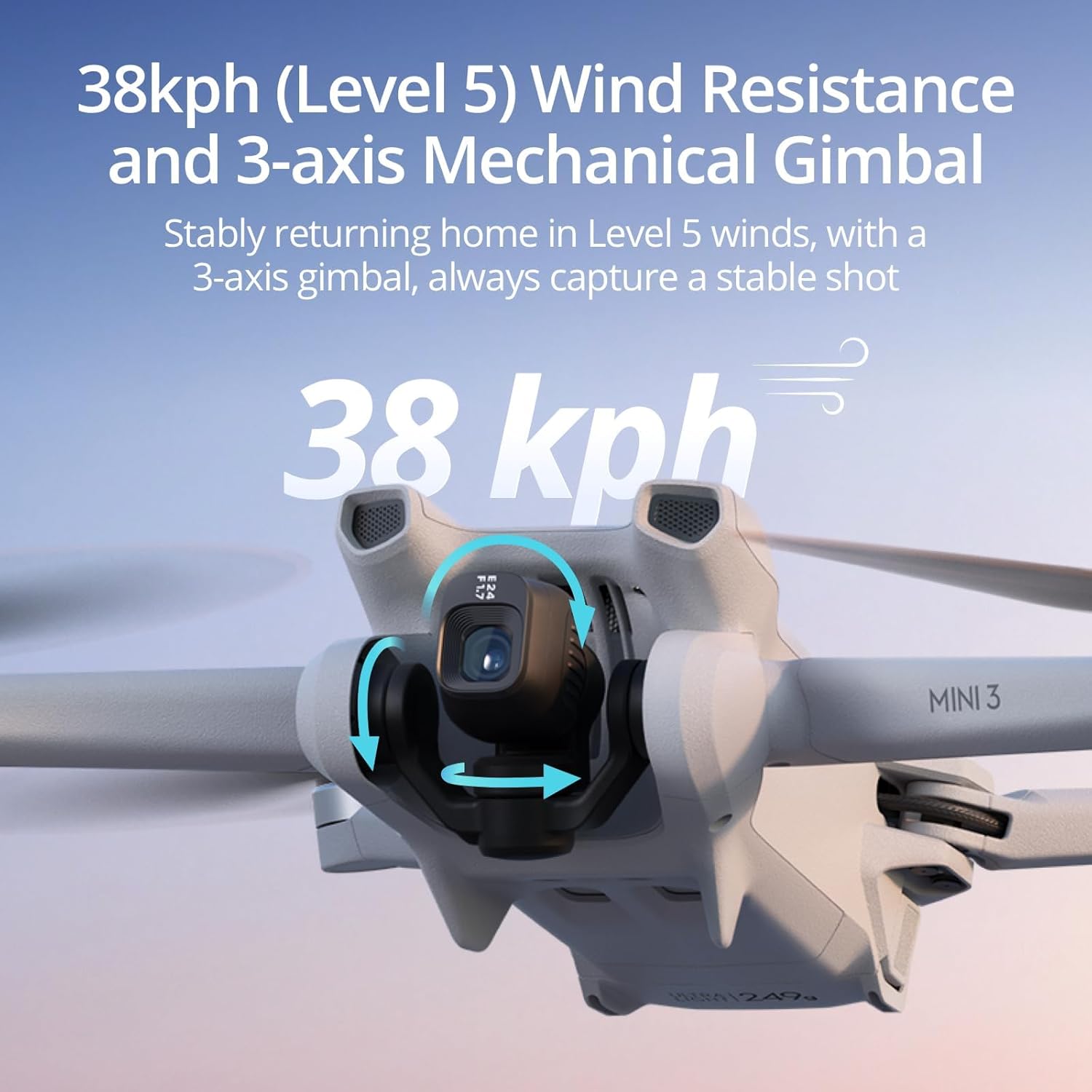 DJI Mini 3, Drones with Camera for Adults 4K, 38-min Flight Time
