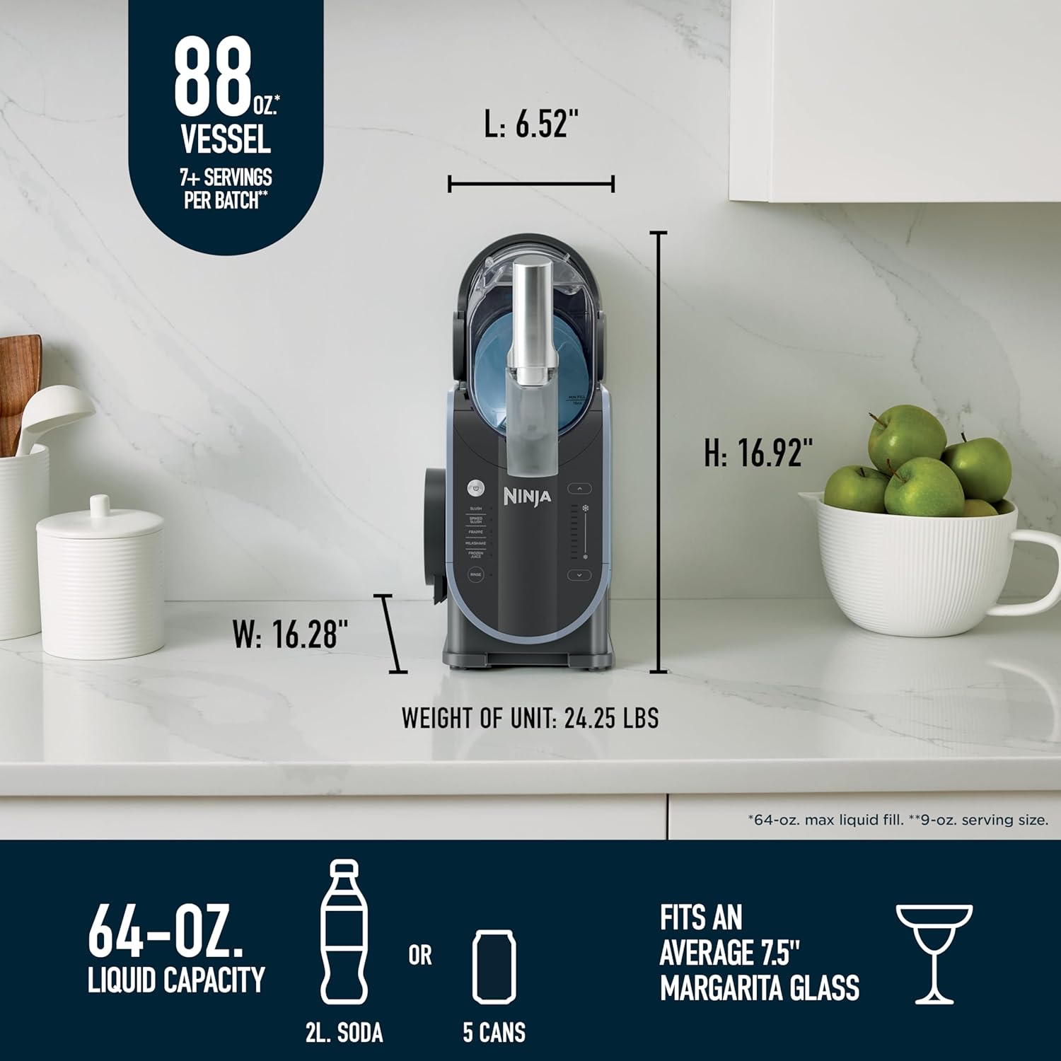 Ninja SLUSHi Frozen Drink & Slushie Machine with RapidChil