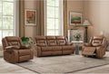 Faux Leather Recliner Sofa Furniture Set for Living Room