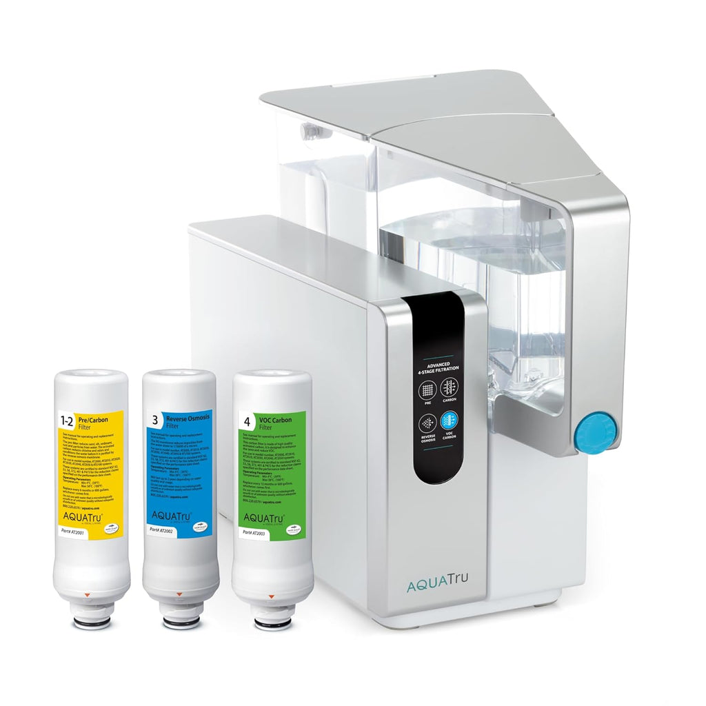 AquaTru Classic Countertop Water Purifier | Certified 4-Stage Reverse Osmosis System